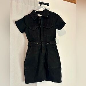 Good American Fit For Success Denim Mini Dress NWT